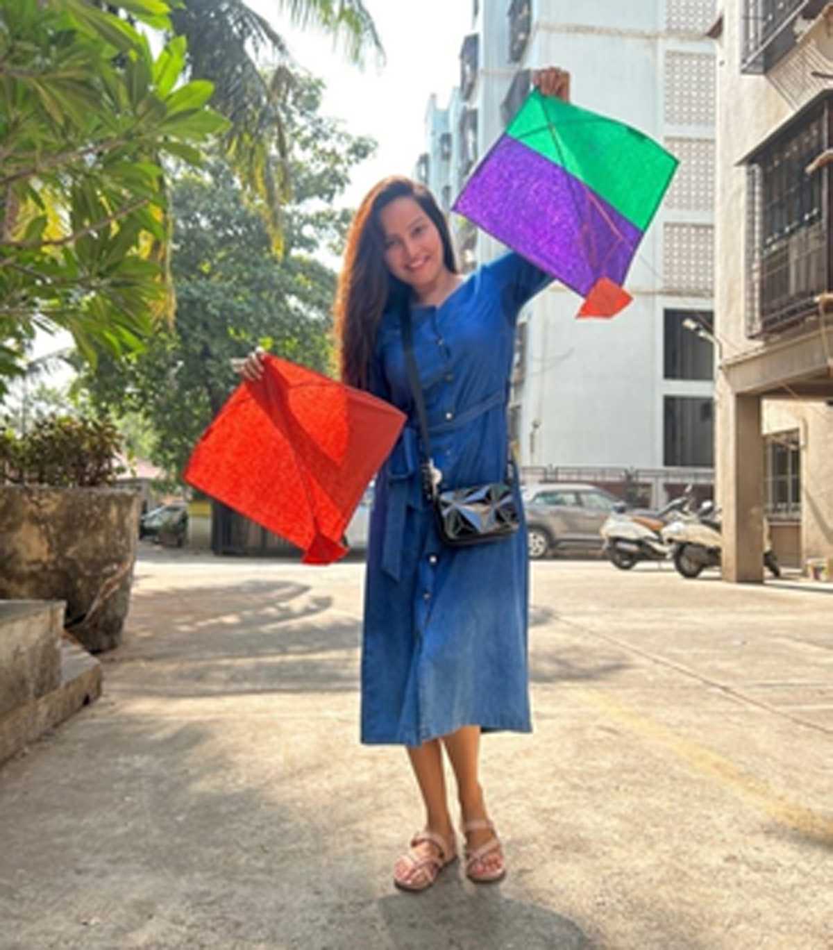 अभिनेत्री गीतांजलि मिश्रा को याद आया बचपन में पतंग उड़ाना